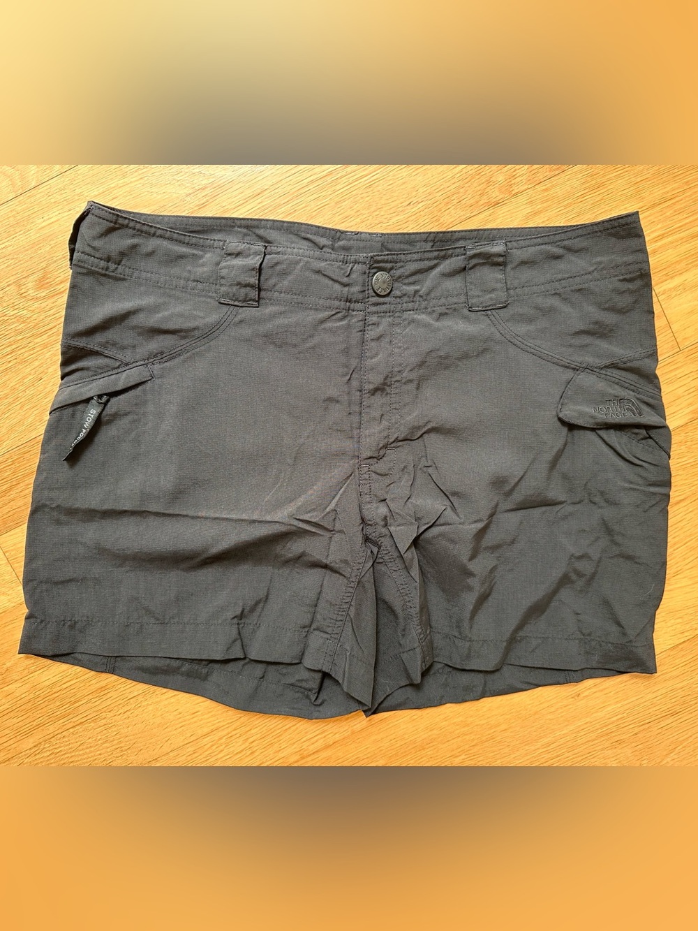 North Face women's black hiking shorts size 12